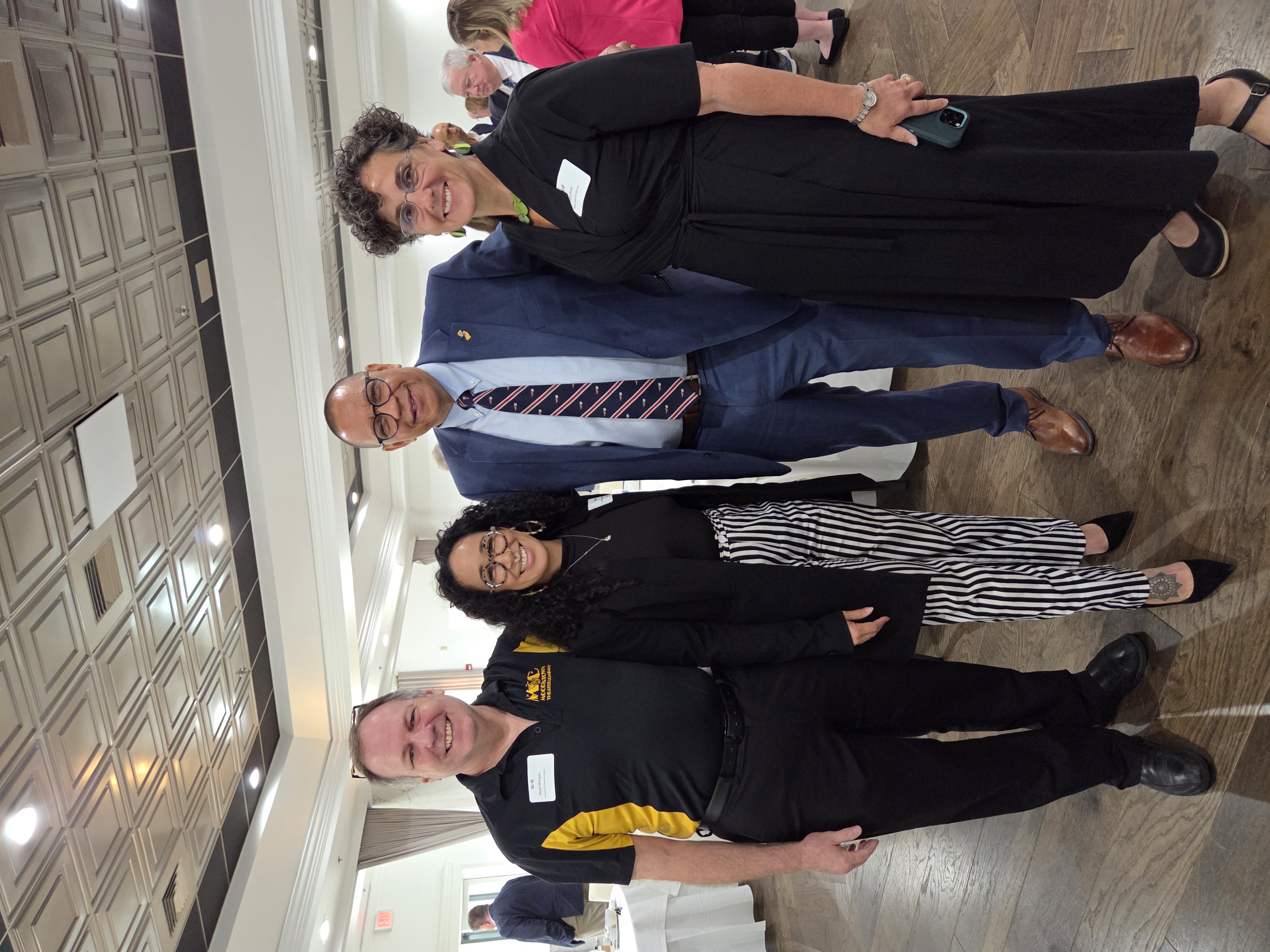 Mark Morgan, Kahara Buss, and Vanessa Ramalho with Lt. Gov Caldwell
