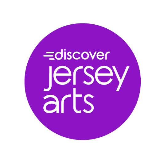 New Discover Jersey Arts logo in purple