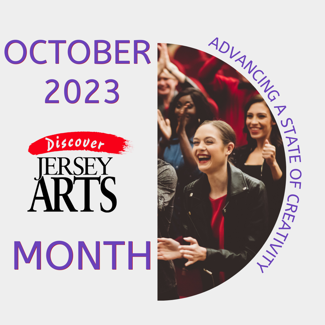 Oct. 2023 is Discover Jersey Arts Month - image of audience applauding