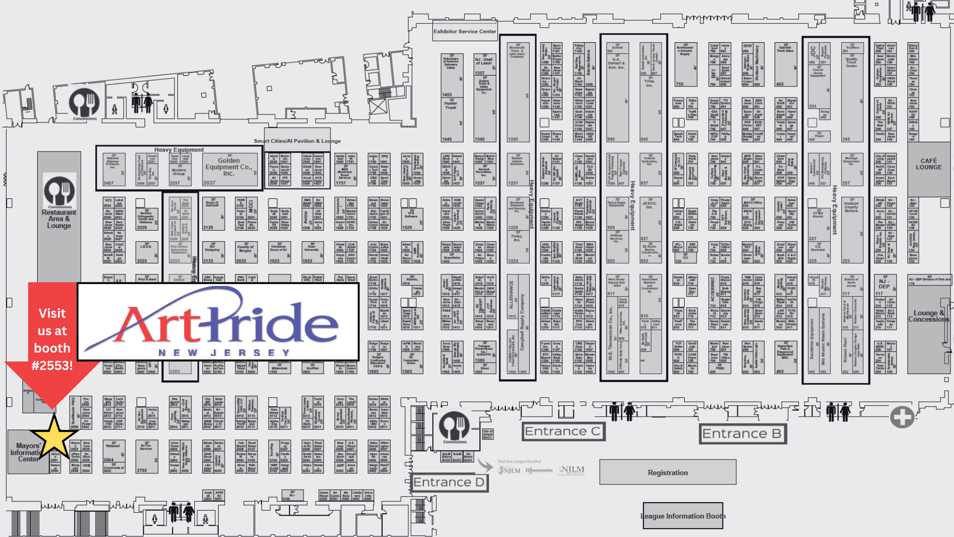 League Floor plan