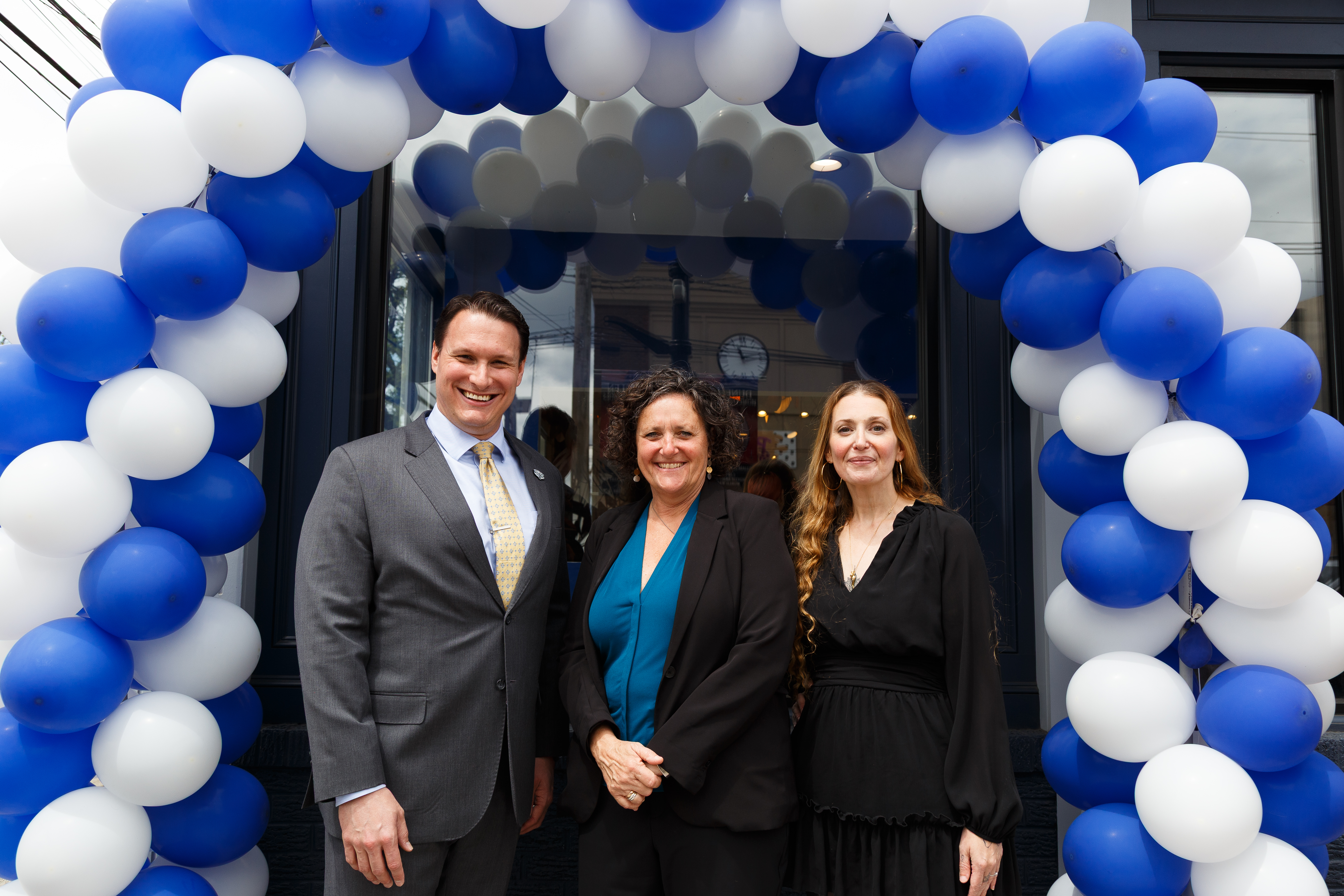 Erika Schaefer, Barbara Bickart (NJEDA) and Mayor Cilento
