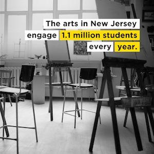 The arts educate 1.1 mil NJ students.